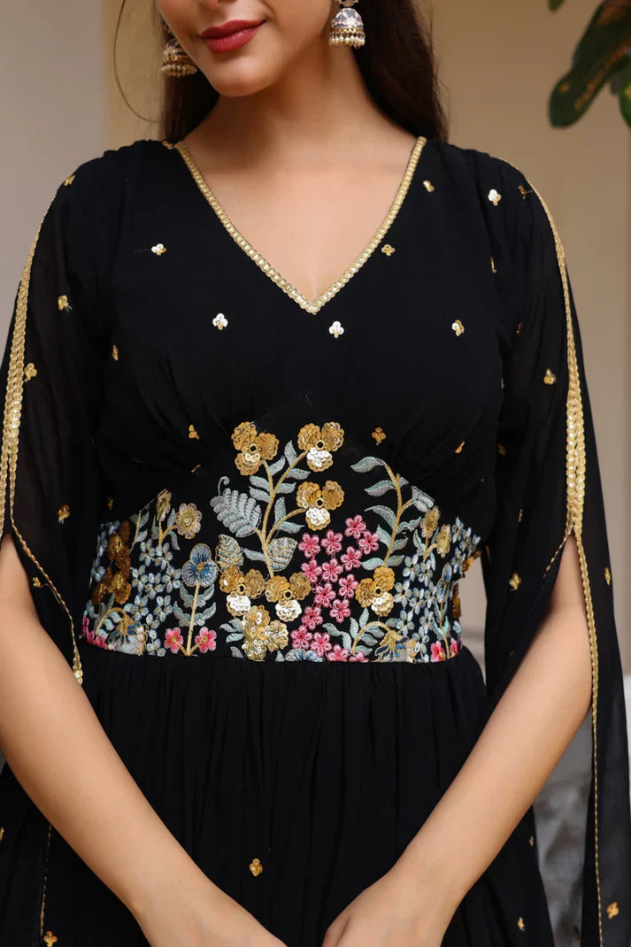 PREMIUM DESIGNER GOWNPFAB125)