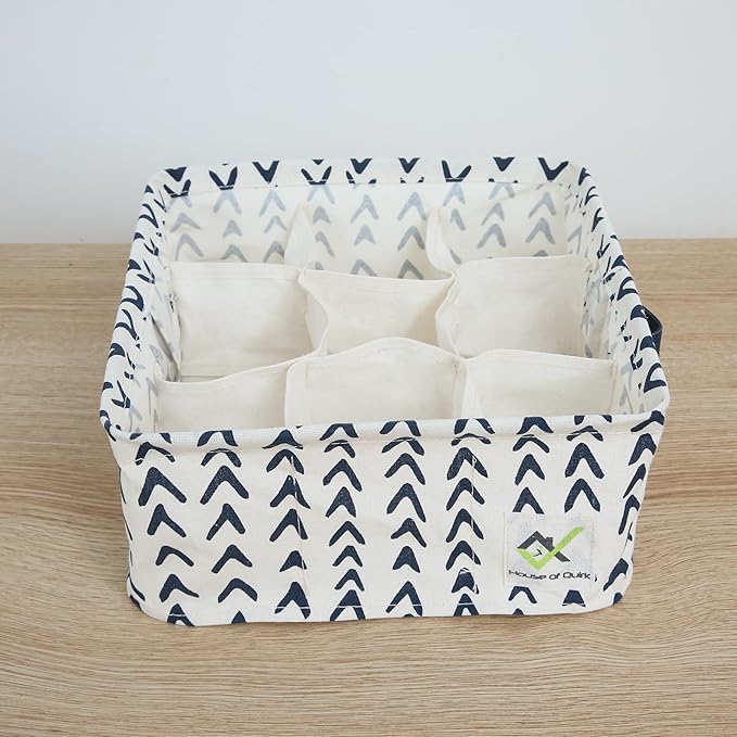 9 Grid Waterproof Cotton Linen Organizer (Pack of 2) - salesmania