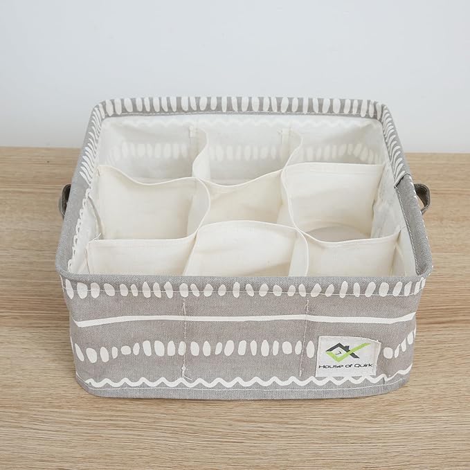 9 Grid Waterproof Cotton Linen Organizer (Pack of 2) - salesmania