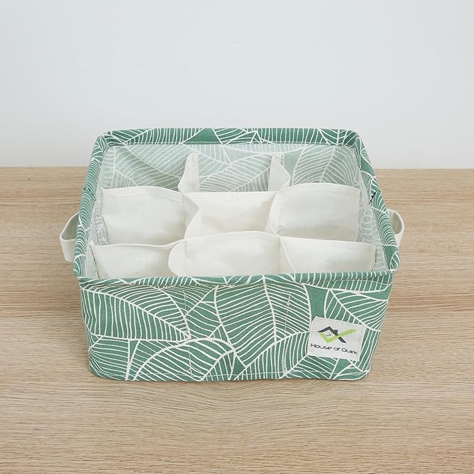 9 Grid Waterproof Cotton Linen Organizer (Pack of 2) - salesmania