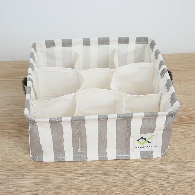 9 Grid Waterproof Cotton Linen Organizer (Pack of 2) - salesmania