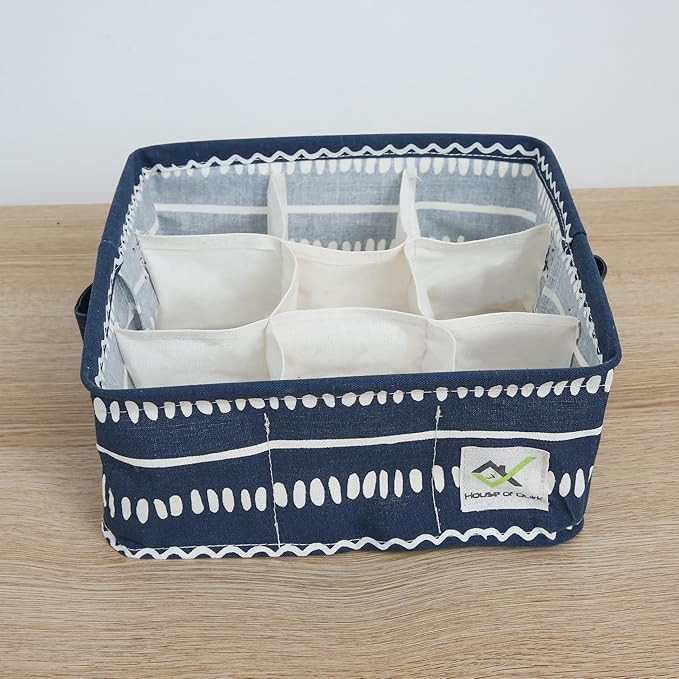 9 Grid Waterproof Cotton Linen Organizer (Pack of 2) - salesmania