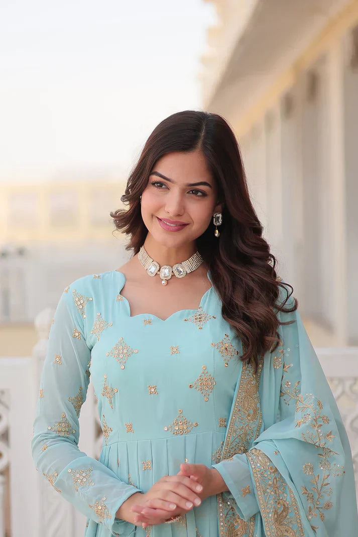 PREMIUM DESIGNER GOWN WITH DUPATTAPFAB143) (01)