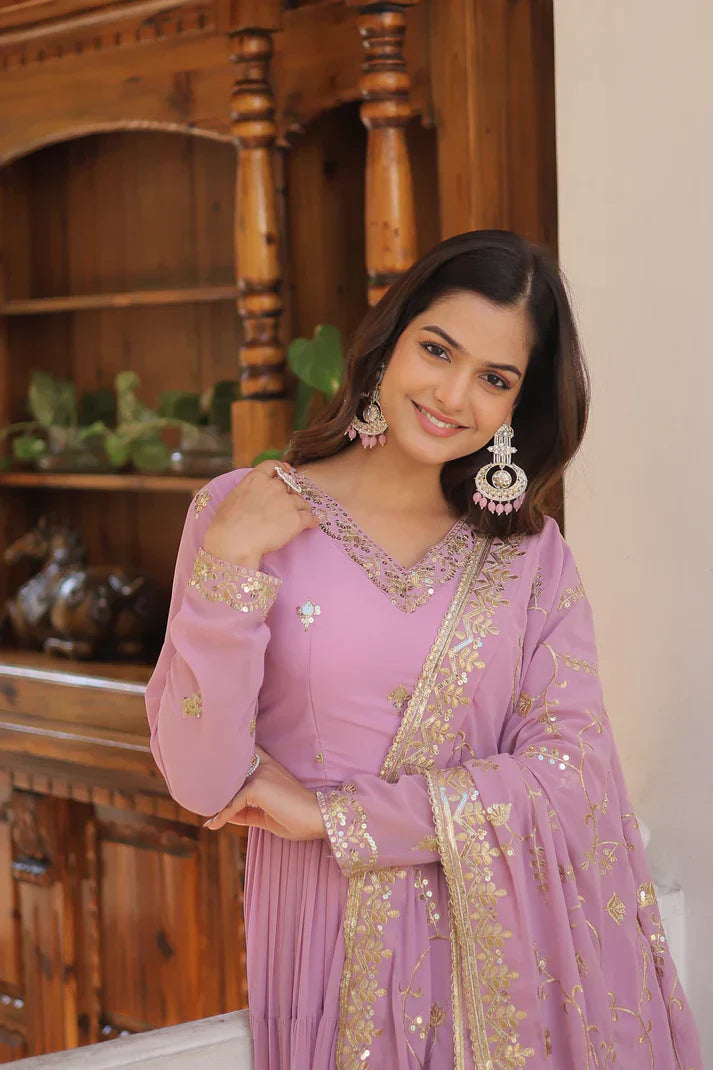 premium gown with dupattaPFAB115) (02)