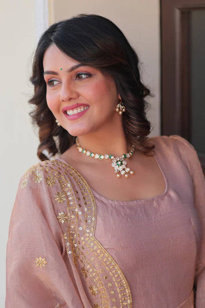 FENDY CHIFFON 12 KALI GOWN WITH EMBROIDERED DUPATTA PFAB169) (01)