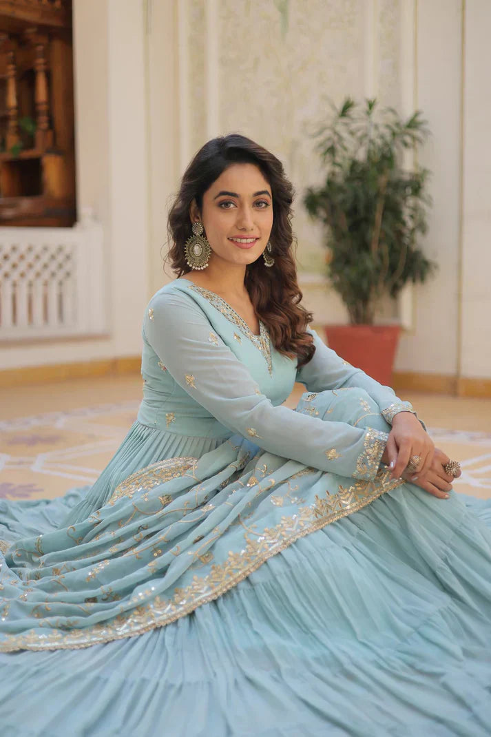 premium gown with dupattaPFAB115) (03)