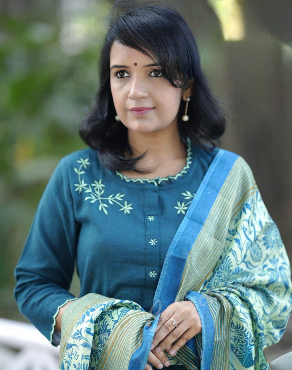 PARIDHAN BY PRERNA COLLECTION'S EXCLUSIVE  COTTON KURTI WITH EMBROIDERY WORK (PFAB143)