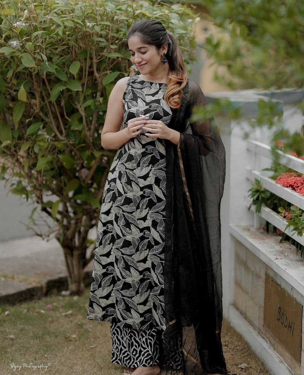 PURE COTTON PRINT A LINE KURTI WITH BOTH SIDES POCKETS SLEEVES (PFAB1450)