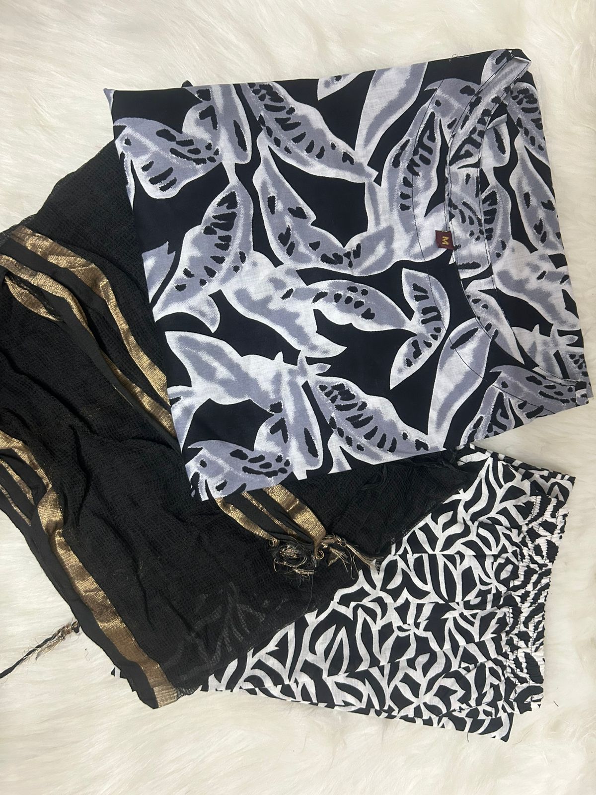 PURE COTTON PRINT A LINE KURTI WITH BOTH SIDES POCKETS SLEEVES (PFAB1450)