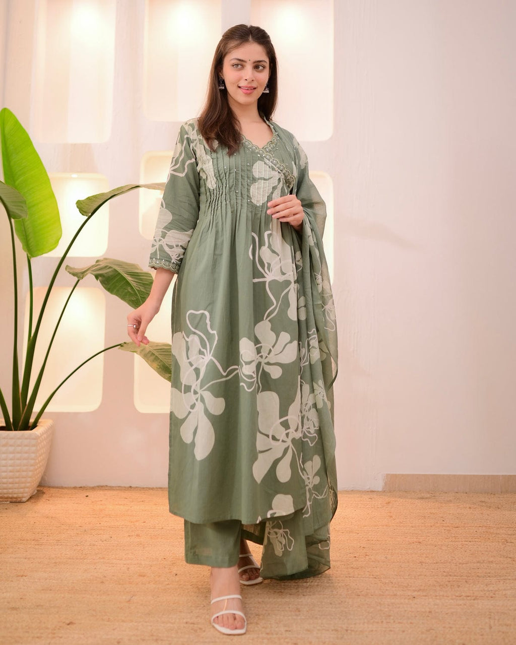 Designer Azrak taj cotton suit*(PFAB1479)