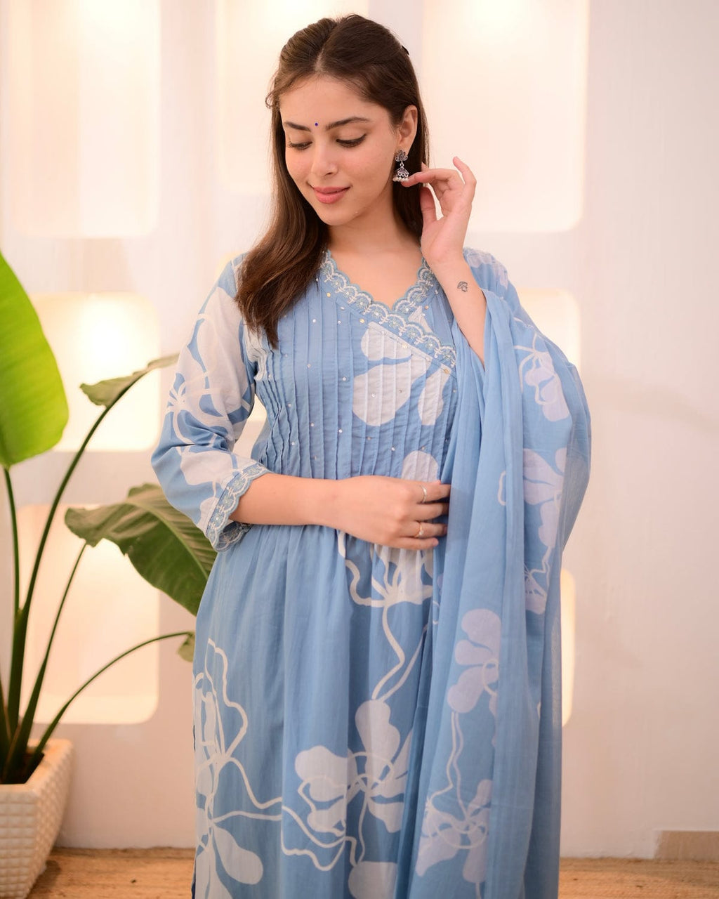 Designer Azrak taj cotton suit*(PFAB1480)