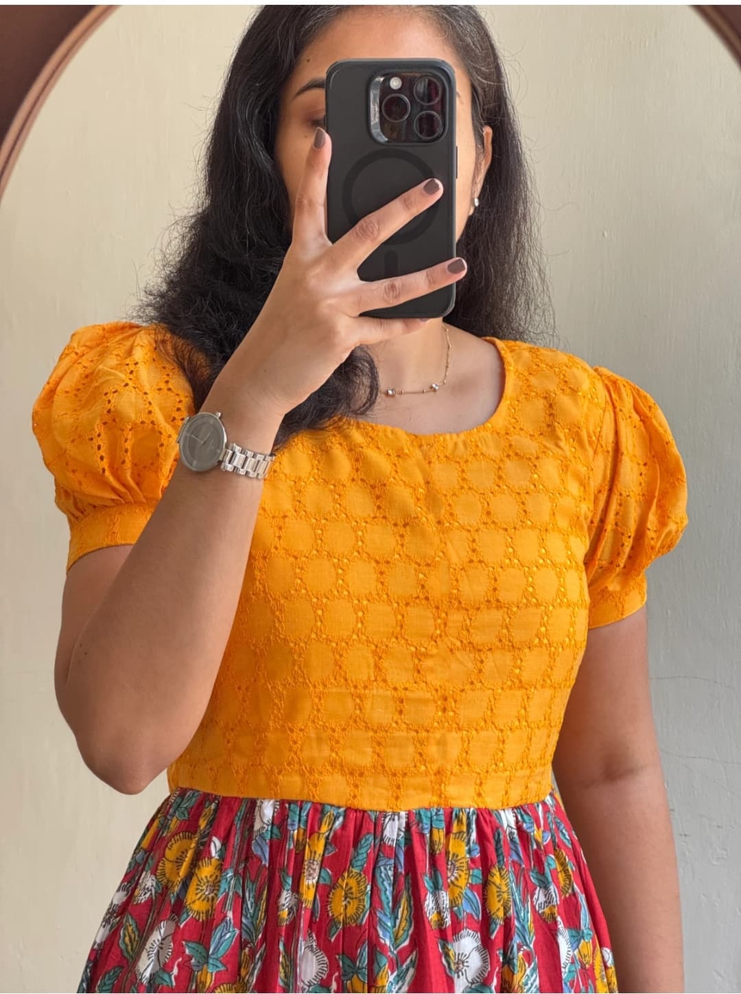 charm v2- Introducing Beautiful hakoba with pattern dress! (PFAB1157)