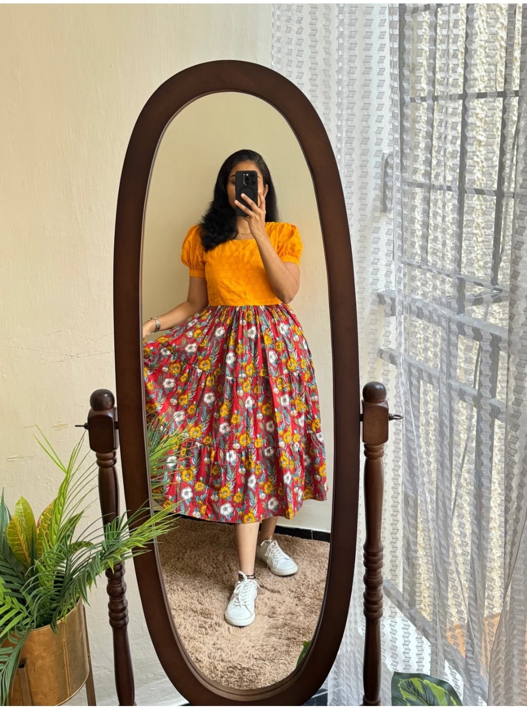 charm v2- Introducing Beautiful hakoba with pattern dress! (PFAB1157)