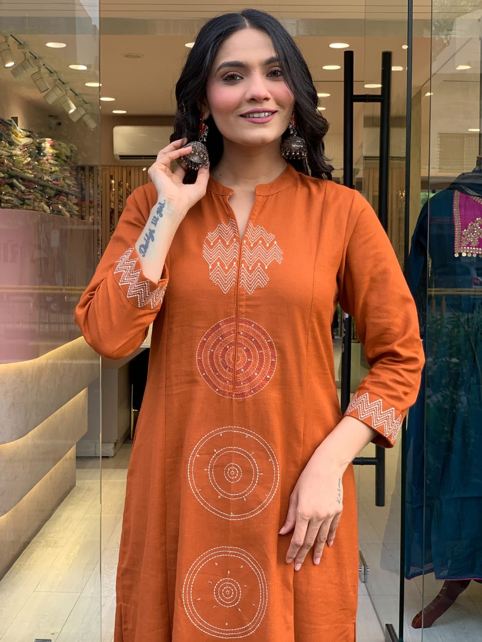 💥LAUNCHING COTTON KURTA PANT AND DUPATTA SET💥 (PFAB1488)