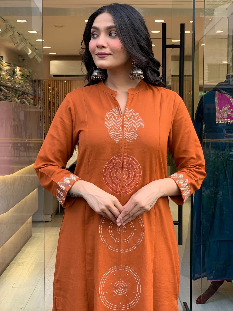 💥LAUNCHING COTTON KURTA PANT AND DUPATTA SET💥 (PFAB1488)