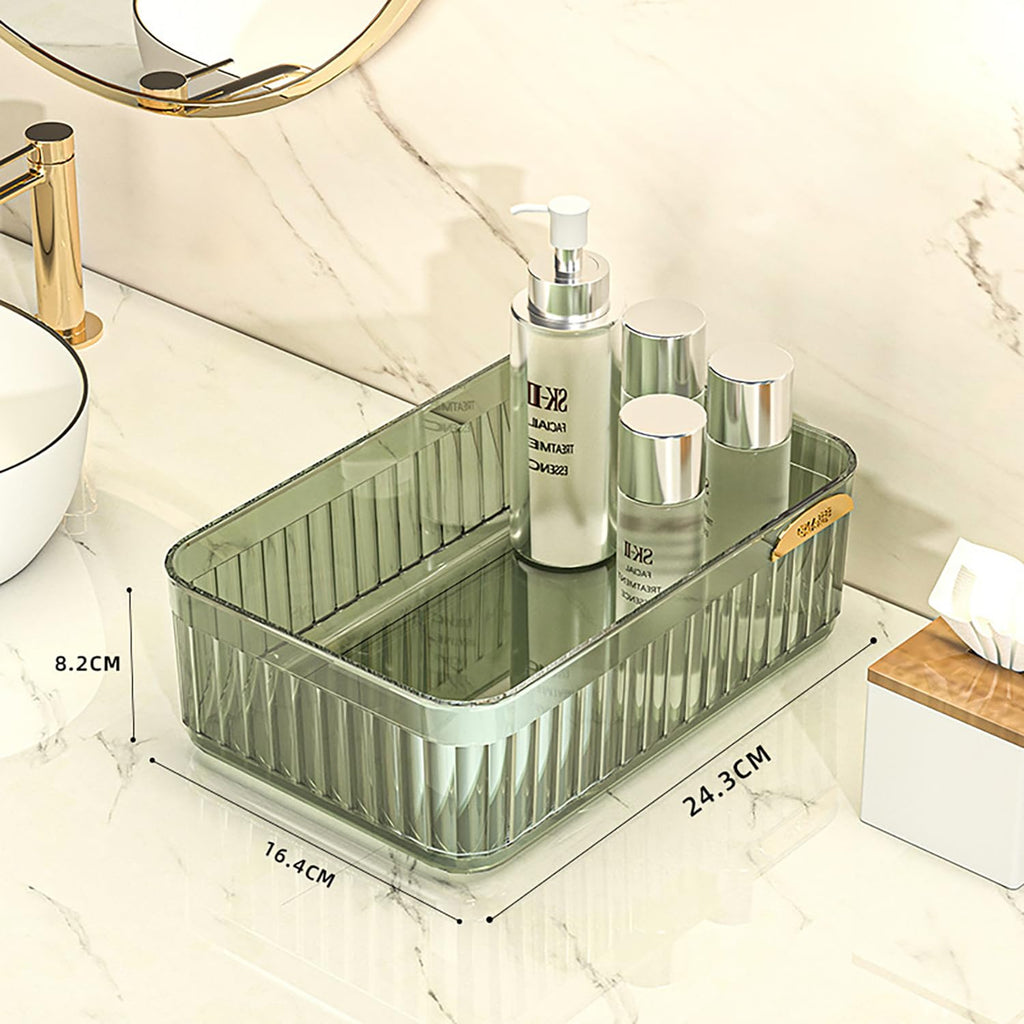 Acrylic Transparent Open Lid Small Decorative Tray - salesmania