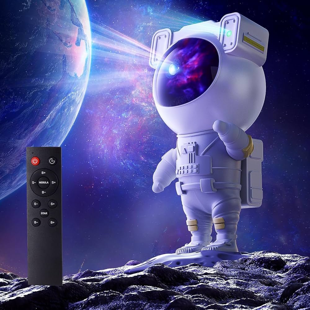 Astronaut Galaxy Projector with Remote Control - salesmania