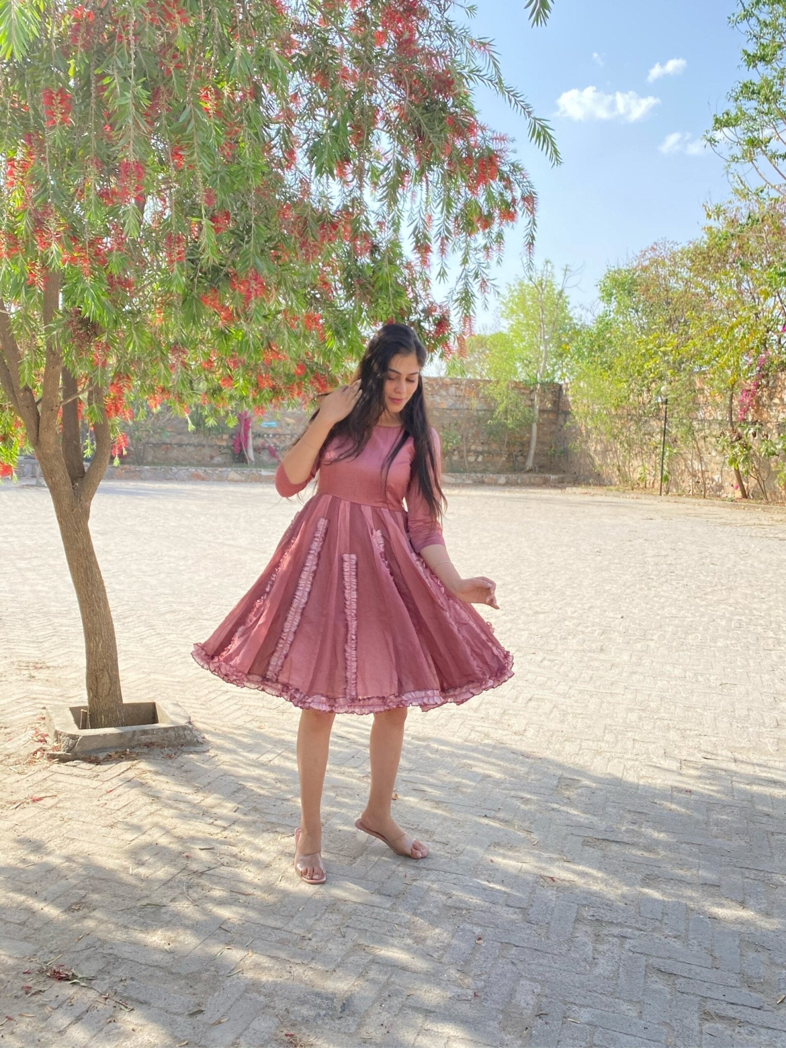 brown ombre dress - salesmania