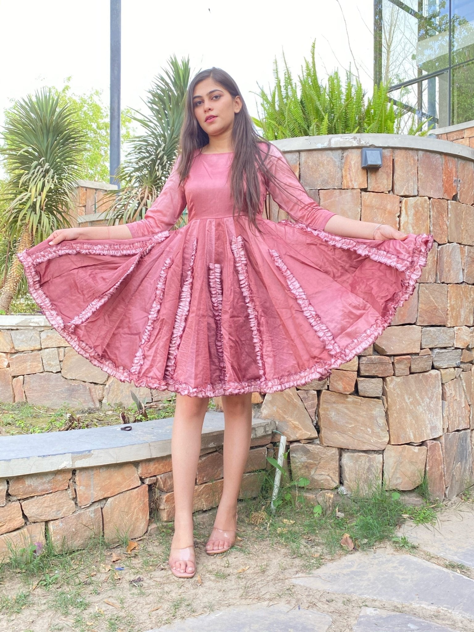 brown ombre dress - salesmania