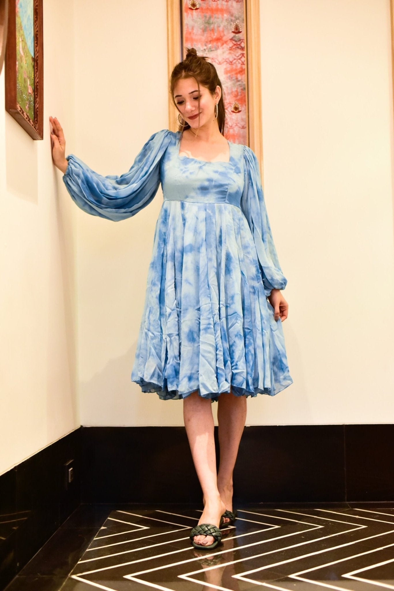 Charlotte tie dye dress - salesmania