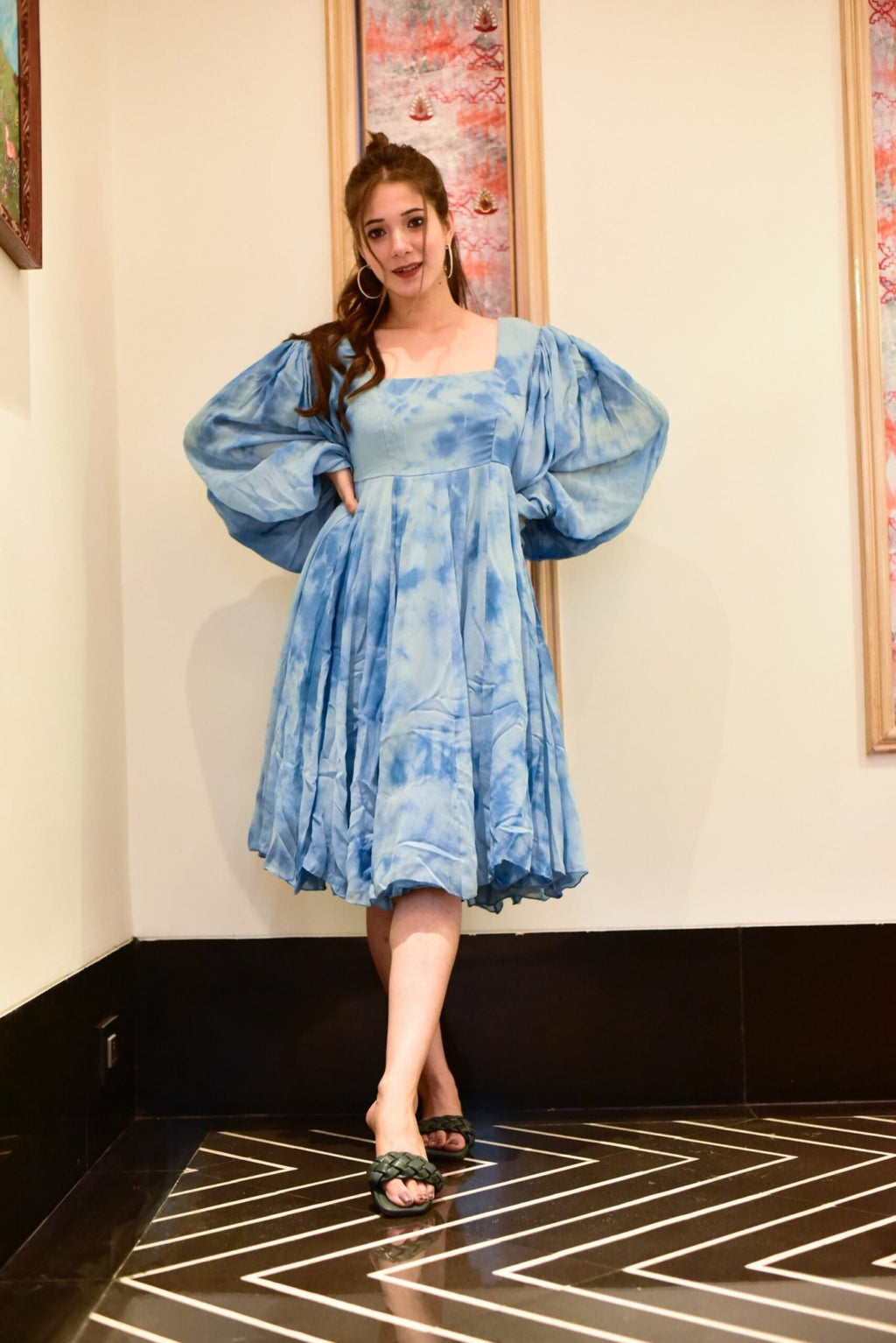 Charlotte tie dye dress - salesmania