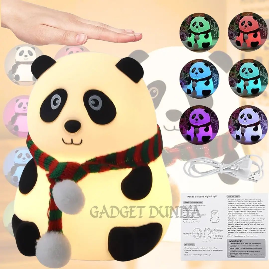 Cute Panda Silicon Lamp - salesmania