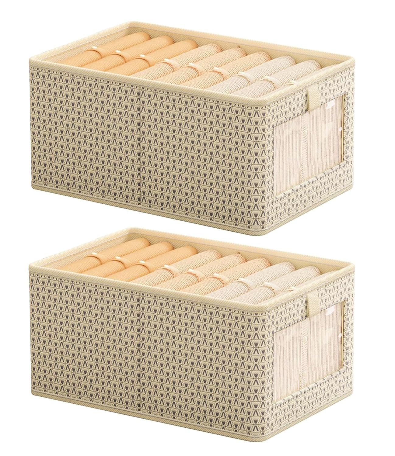 Durable and Versatile Closet Organizers - Beige Print - salesmania