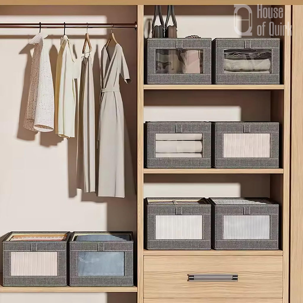 Durable and Versatile Closet Organizers - Beige Print - salesmania