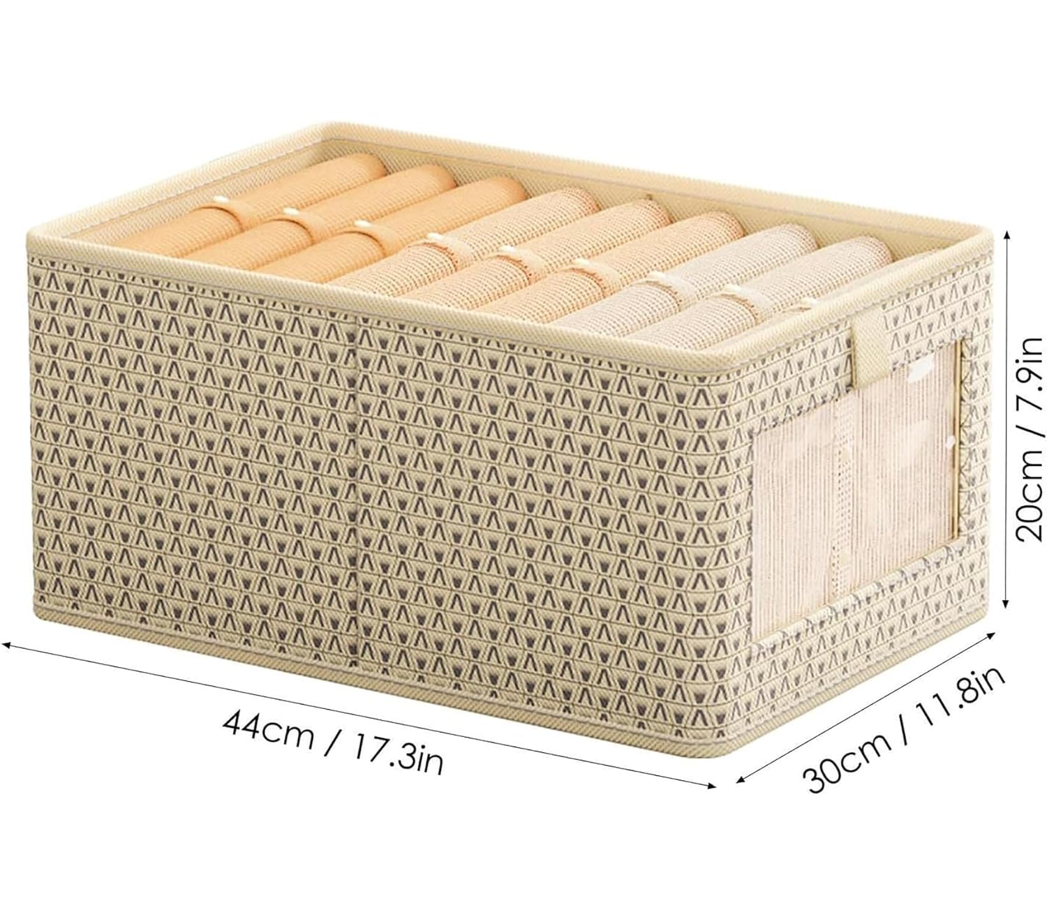 Durable and Versatile Closet Organizers - Beige Print - salesmania