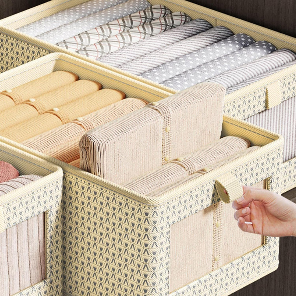 Durable and Versatile Closet Organizers - Beige Print - salesmania