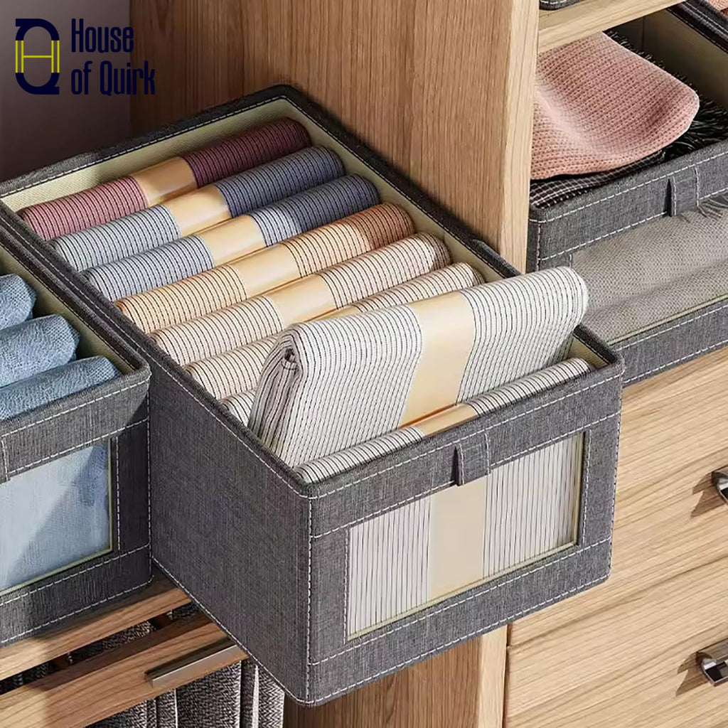 Durable and Versatile Closet Organizers - Beige Print - salesmania