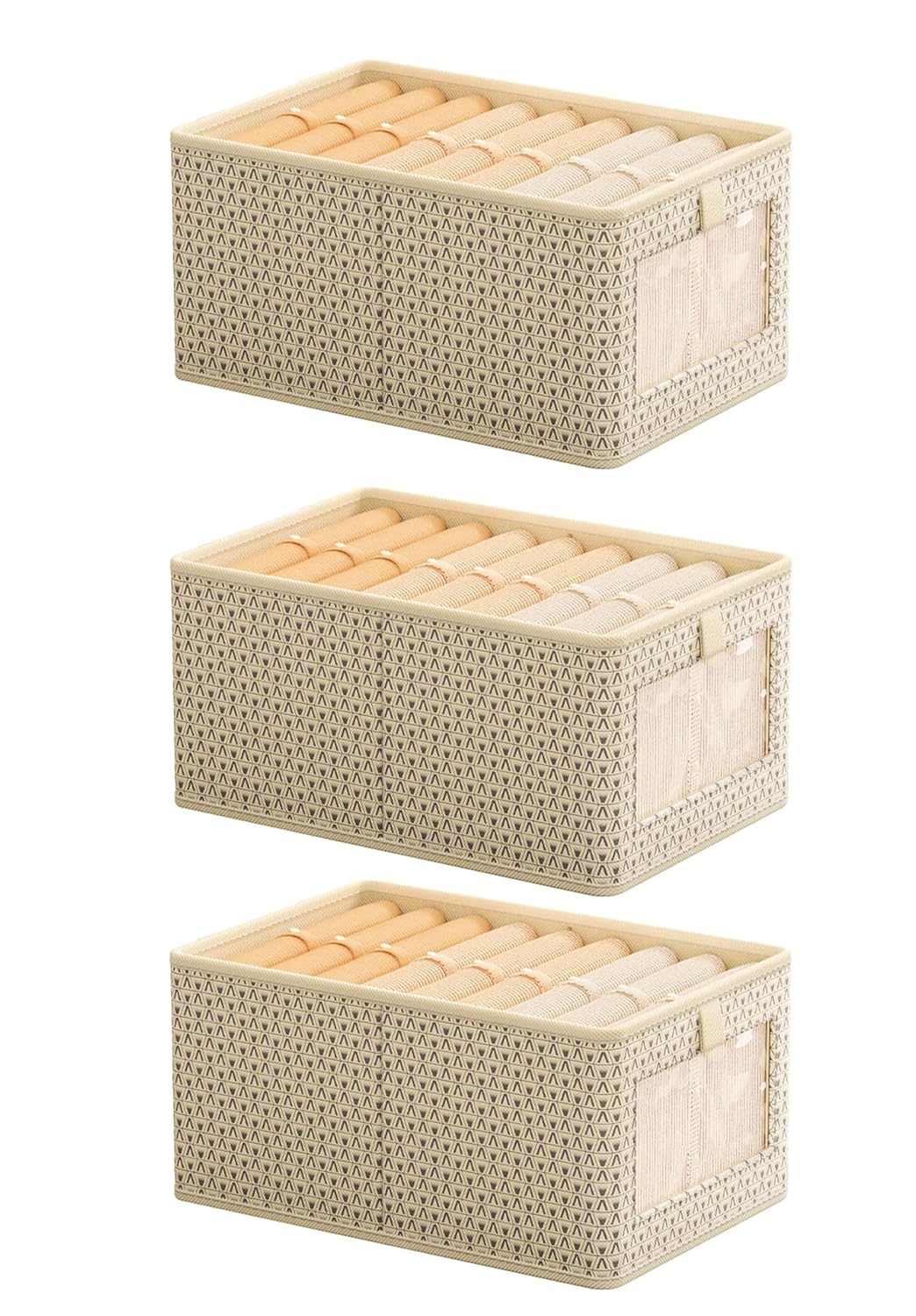 Durable and Versatile Closet Organizers - Beige Print - salesmania