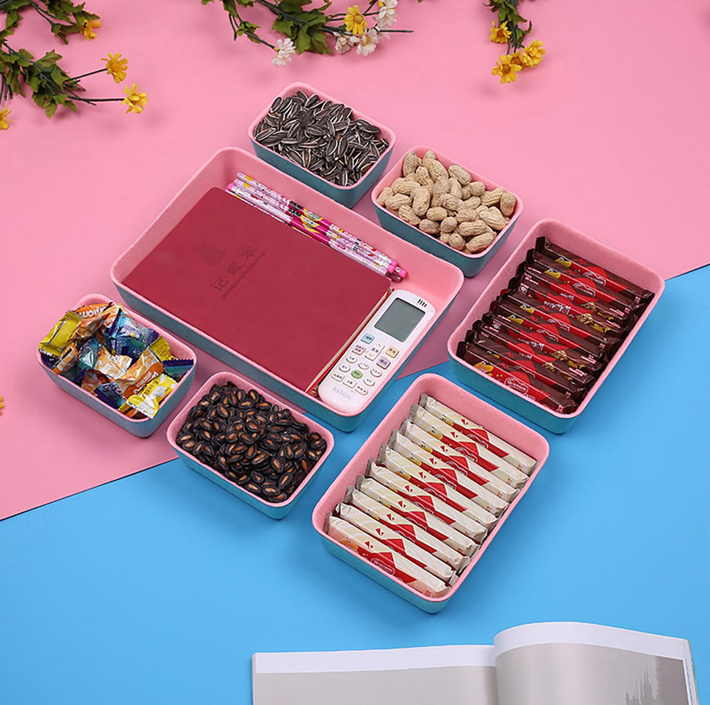 Felt Drawer Organizer, Set of 7 Drawer Organizers Tray - salesmania