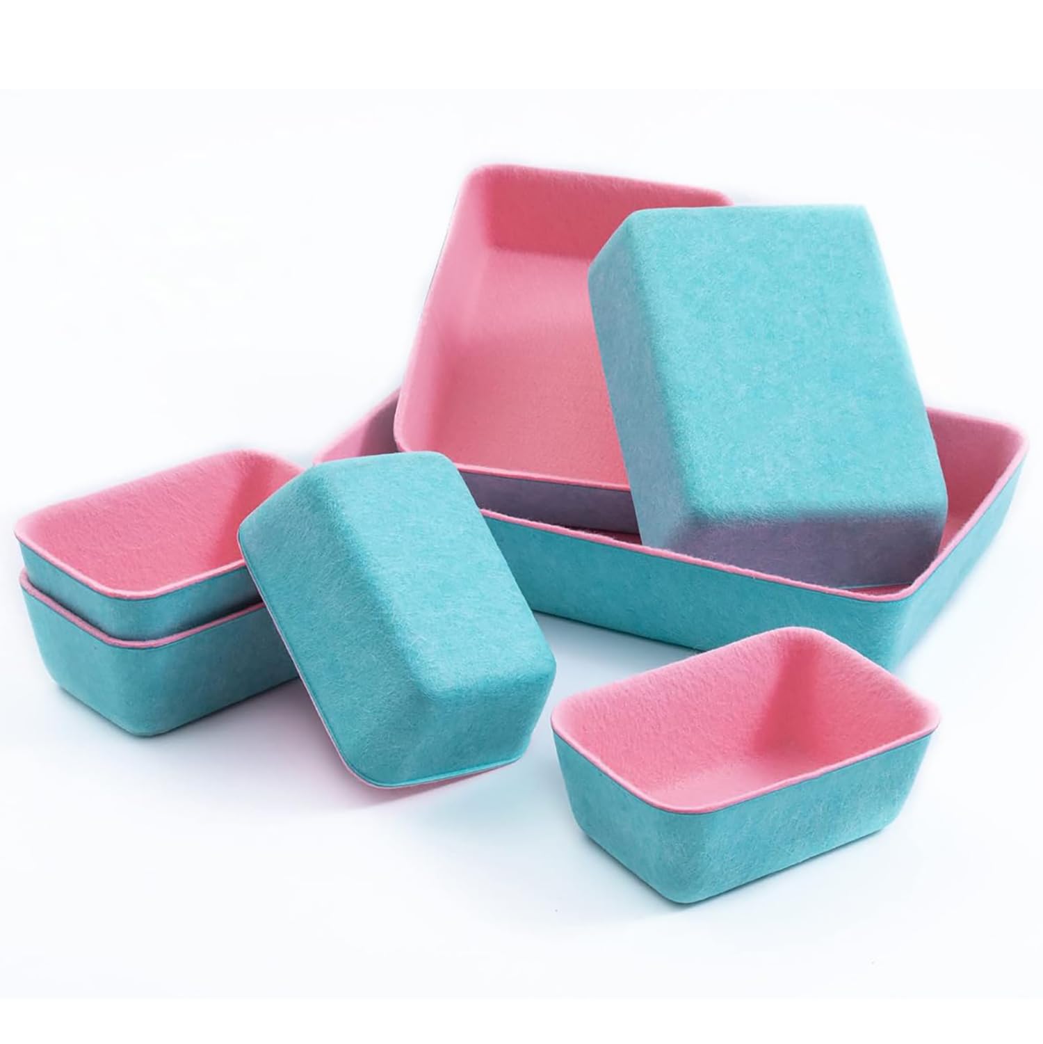 Felt Drawer Organizer, Set of 7 Drawer Organizers Tray - salesmania