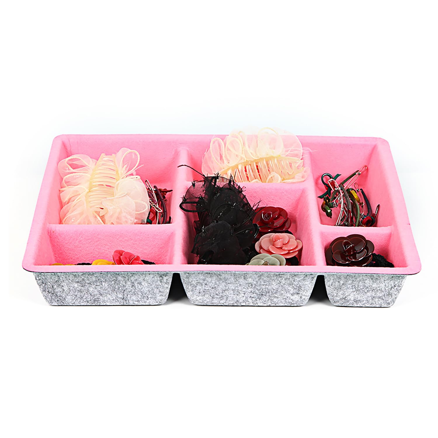 Felt Drawer Organizer Tray 6 Compartment - salesmania