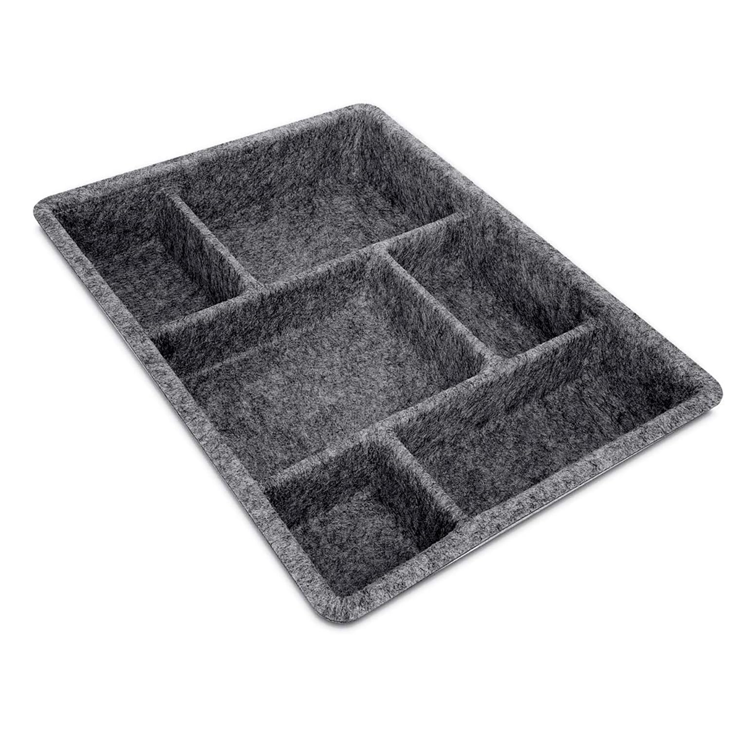 Felt Drawer Organizer Tray 6 Compartment - salesmania