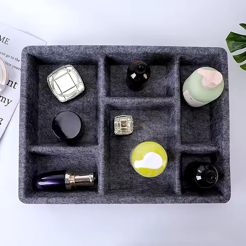 Felt Drawer Organizer Tray 6 Compartment - salesmania