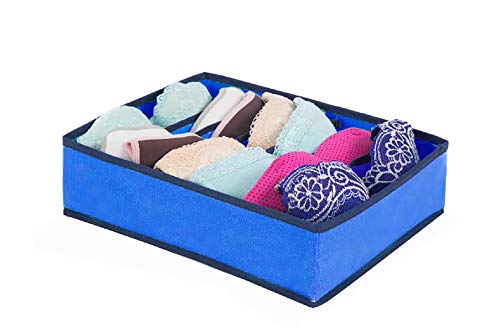 Foldable Storage Box Drawer Divider Organizer Set of 4 - salesmania