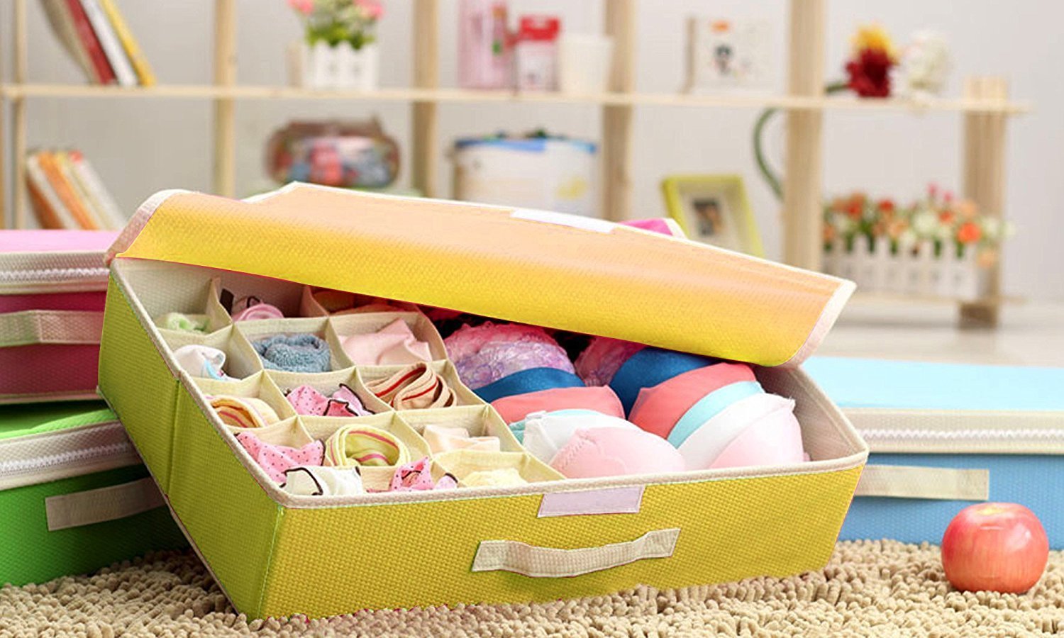 Innerwear Organizer 16+1 Compartment Foldable Closet - salesmania