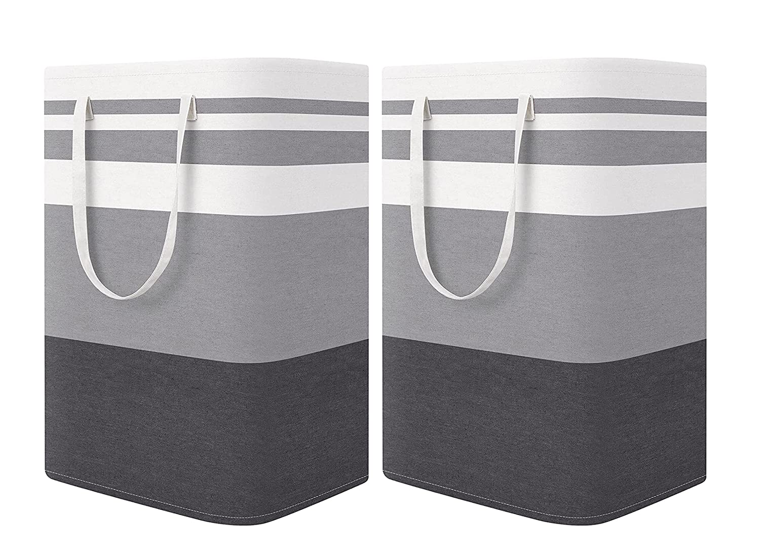 Laundry Hamper Collapsible(Gradient Stipe) - salesmania