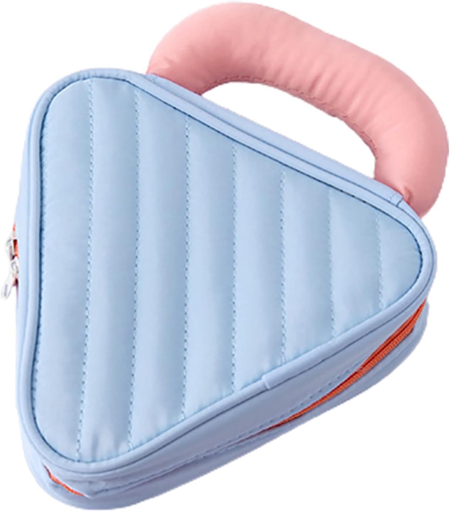Makeup Organizer Travel Toiletry Bag Macaroon - Colored with Handle - salesmania