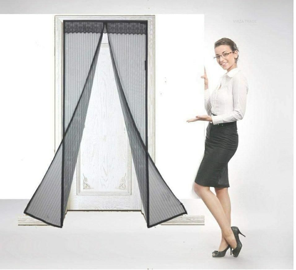Mesh Screen Net Home Magnetic Foldable Anti Mosquito Door Curtains - salesmania