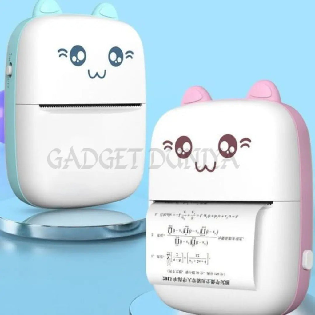 Mini Cat Thermal Printer | Inkless Printer - salesmania