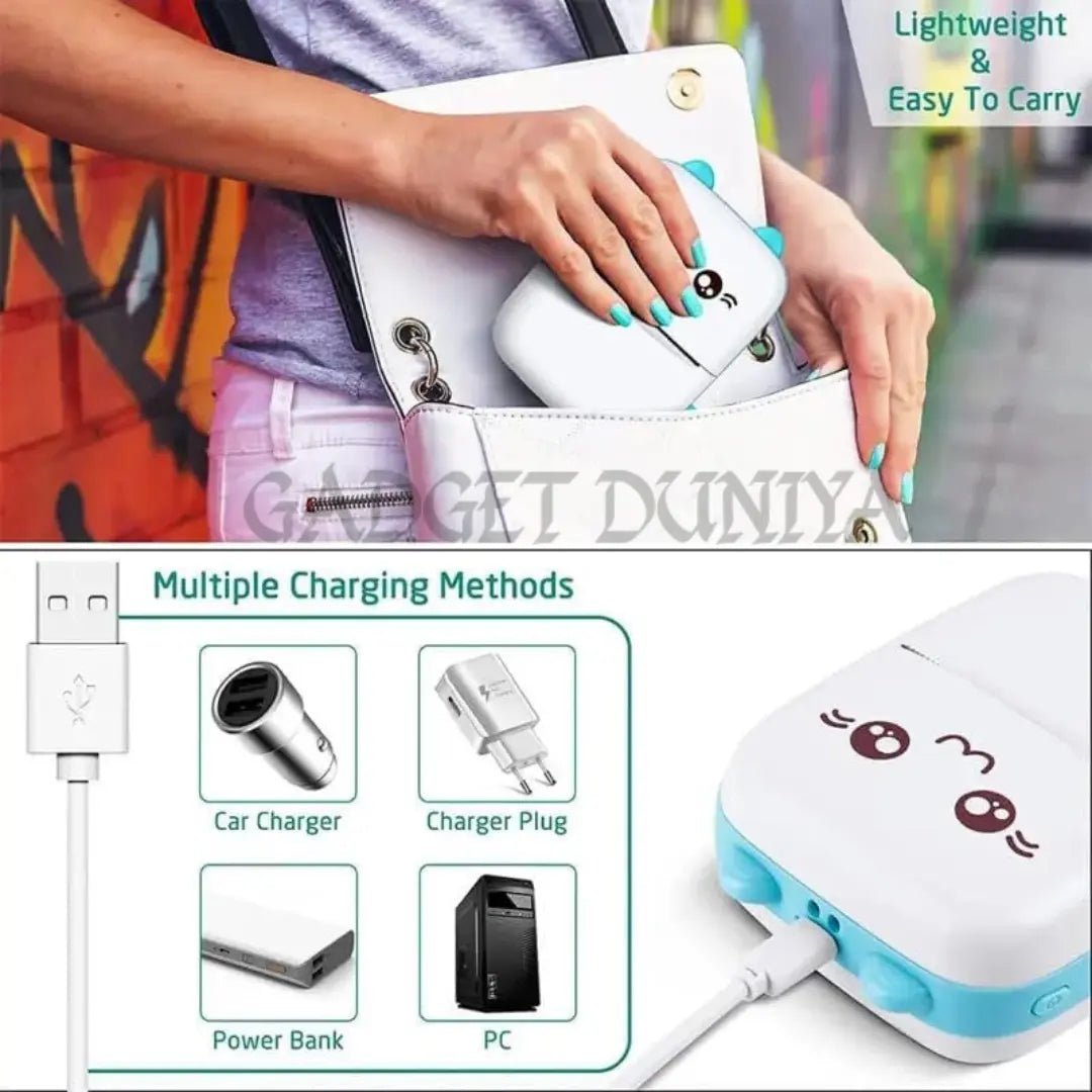 Mini Cat Thermal Printer | Inkless Printer - salesmania