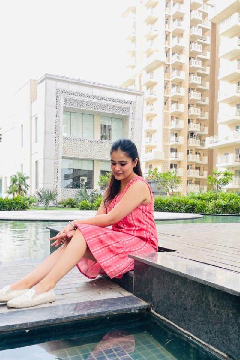 PINK EMBROIDERED SHIRT DRESS - salesmania