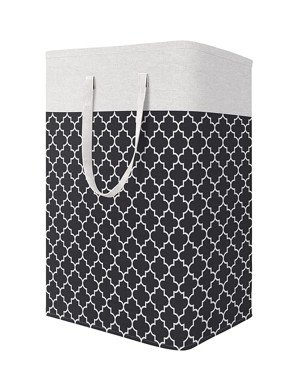 Printed Laundry Hamper 75L Collapsible Clothes Organizer - salesmania