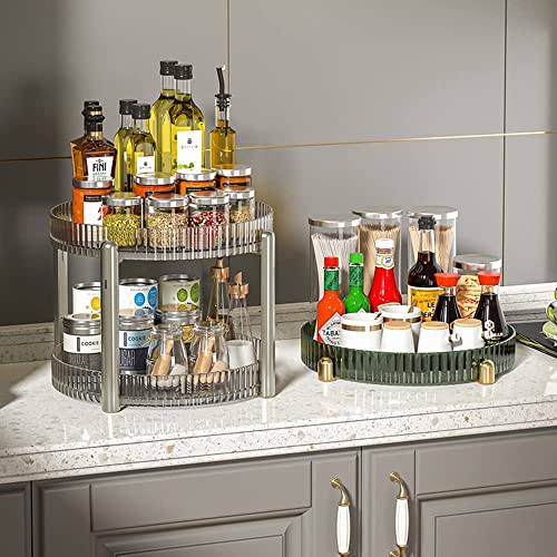 Rotating Turntable Cabinet Organizer - salesmania