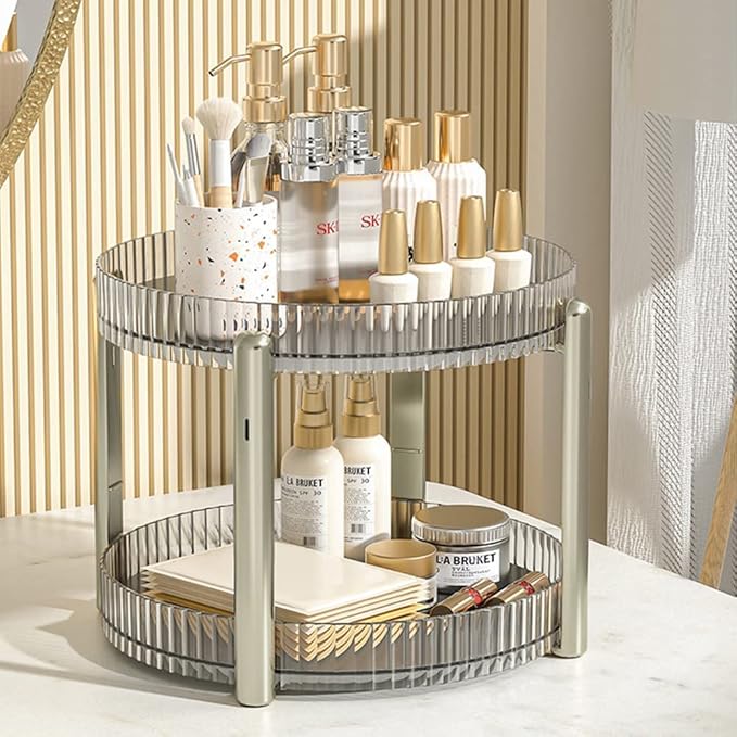 Rotating Turntable Cabinet Organizer - salesmania