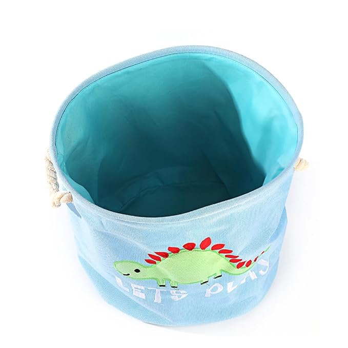 Round Laundry Basket Cute Cartoon Cloth Storage (Toys) - salesmania