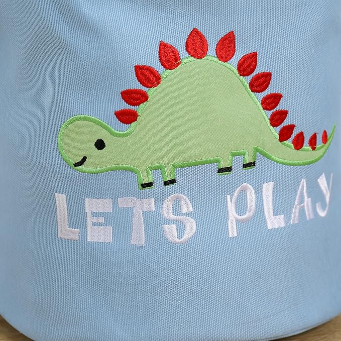 Round Laundry Basket Cute Cartoon Cloth Storage (Toys) - salesmania